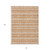 8' X 10' Terra Cotta And Beige Southwestern Washable Indoor Outdoor Area Rug
