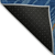 10' X 14' Navy Blue Gold And Copper Abstract Washable Indoor Outdoor Area Rug