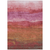 9' X 12' Blush Mauve And Rust Abstract Washable Indoor Outdoor Area Rug