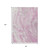 8' X 10' Pink And Silver Abstract Washable Indoor Outdoor Area Rug