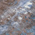 8' X 10' Brown And Blue Abstract Washable Indoor Outdoor Area Rug