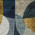 10' X 14' Blue Gold And Gray Abstract Washable Indoor Outdoor Area Rug