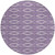 8' Purple Gray And Ivory Round Geometric Washable Indoor Outdoor Area Rug - 880016609844