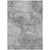 9' X 12' Gray Silver And Charcoal Nautical Washable Indoor Outdoor Area Rug - Gray, Silver, Charcoal