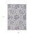 9' X 12' Lavender Purple And Gray Floral Washable Indoor Outdoor Area Rug