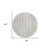8' Taupe And Beige Round Striped Washable Indoor Outdoor Area Rug - 608219216894