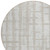 8' Taupe And Beige Round Striped Washable Indoor Outdoor Area Rug - Taupe, Beige