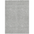 8' X 10' Gray And Ivory Chevron Washable Indoor Outdoor Area Rug