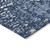 8' X 10' Denim Blue And Ivory Abstract Washable Indoor Outdoor Area Rug - 880016434200