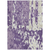 8' X 10' Purple And Ivory Abstract Washable Indoor Outdoor Area Rug
