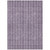 8' X 10' Purple And Ivory Striped Washable Indoor Outdoor Area Rug - Purple, Ivory