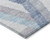 10' X 14' Denim Blue Geometric Washable Indoor Outdoor Area Rug