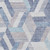 10' X 14' Denim Blue Geometric Washable Indoor Outdoor Area Rug - Denim Blue