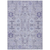 8' X 10' Lavender Purple And Gray Oriental Washable Indoor Outdoor Area Rug