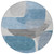 8' Denim Blue And Gray Round Abstract Washable Indoor Outdoor Area Rug - Denim Blue, Gray