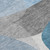 8' Denim Blue And Gray Round Abstract Washable Indoor Outdoor Area Rug - Denim Blue, Gray