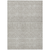 8' X 10' Beige And Ivory Chevron Washable Indoor Outdoor Area Rug