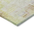 8' Green Yellow And Purple Round Abstract Washable Indoor Outdoor Area Rug