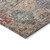 10' X 14' Gray Tan And Terra Cotta Floral Washable Indoor Outdoor Area Rug