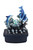 Homeroots Home Decor 11" Blue Polyresin Dolphins Tabletop Fountain, Blue