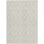 8' X 10' Beige And Ivory Geometric Washable Indoor Outdoor Area Rug