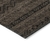 9' X 12' Chocolate And Brown Southwestern Washable Indoor Outdoor Area Rug