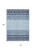 10' X 14' Blue Sky Blue And Ivory Geometric Washable Indoor Outdoor Area Rug