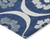 10' X 14' Navy Blue And Ivory Medallion Washable Indoor Outdoor Area Rug