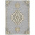 10' X 14' Gray Beige And Ivory Oriental Washable Indoor Outdoor Area Rug