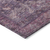 8' X 10' Eggplant Medallion Washable Indoor Outdoor Area Rug