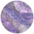 8' Lavender And Ivory Round Floral Washable Indoor Outdoor Area Rug - Lavender, Ivory