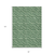 8' X 10' Sage Geometric Washable Non Skid Indoor Outdoor Area Rug