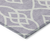 8' X 10' Lavender And Ivory Trellis Washable Indoor Outdoor Area Rug