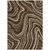 9' X 12' Brown And Ivory Abstract Washable Indoor Outdoor Area Rug Transitional Style - Brown, Ivory Color