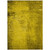 8' X 10' Gold Abstract Washable Non Skid Indoor Outdoor Area Rug - Gold
