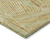 9' X 12' Gold Copper And Brown Geometric Washable Indoor Outdoor Area Rug