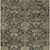 9' X 12' Charcoal And Beige Damask Washable Indoor Outdoor Area Rug