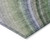 8' X 10' Teal Blue Artichoke Green And Green Abstract Washable Indoor Outdoor Area Rug