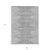 9' X 12' Gray And Ivory Abstract Washable Indoor Outdoor Area Rug Transitional Style - Gray, Ivory Color