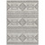 9' X 12' Beige And Brown Southwestern Washable Indoor Outdoor Area Rug