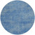 8' Blue Round Washable Indoor Outdoor Area Rug