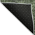 8' X 10' Artichoke Green And Black Damask Washable Indoor Outdoor Area Rug
