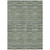 10' X 14' Olive Green And Gray Striped Washable Indoor Outdoor Area Rug