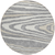 8' Gray Ivory And Beige Round Faux Bois Washable Indoor Outdoor Area Rug