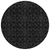 8' Gray And Charcoal Round Medallion Washable Indoor Outdoor Area Rug