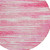 8' Pink And Ivory Round Striped Washable Indoor Outdoor Area Rug - 608219070687