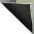 8' X 10' Artichoke Green Gray And Silver Abstract Washable Indoor Outdoor Area Rug