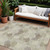 9' X 12' Beige Green And Ivory Polka Dot Washable Indoor Outdoor Area Rug