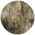 8' Beige And Taupe Round Abstract Washable Indoor Outdoor Area Rug - Beige, Taupe