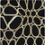 9' X 12' Black Ivory And Beige Abstract Washable Indoor Outdoor Area Rug